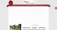 Desktop Screenshot of dwor-magnat.pl