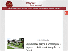 Tablet Screenshot of dwor-magnat.pl